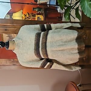 Vintage Hilda Ltd 100% wool made in Ireland pullover sweater Size XL